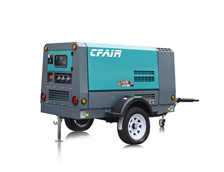 CF190MI-7 Travelling Screw Diesel CFAIR Compressor 190 CFM 7 Bar Mining