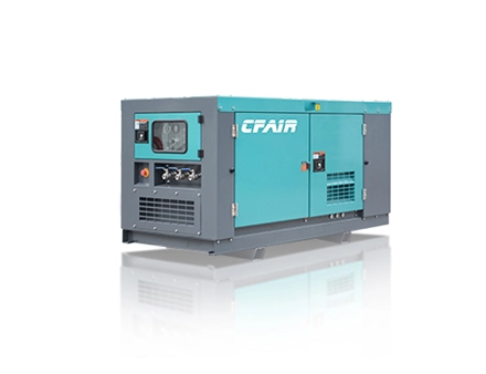 CF185BY-7 185 CFM CFAIR Diesel Screw Box Type Air Compressor EPA 4F Emission