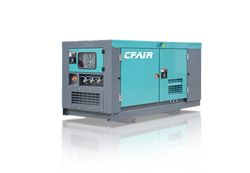 CF185BY-7 185 CFM CFAIR Diesel Screw Box Type Air Compressor EPA 4F Emission