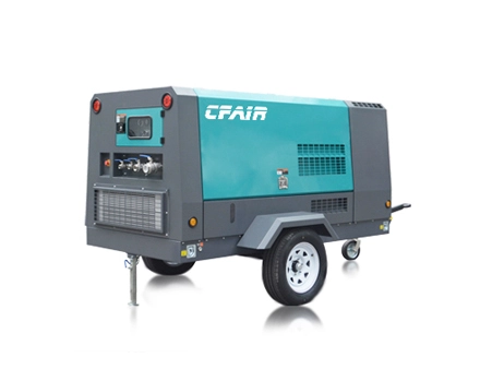 CF400MK-7 CFAIR 400 CFM 7 Bar Portable Diesel Screw Air Compressor For Sale