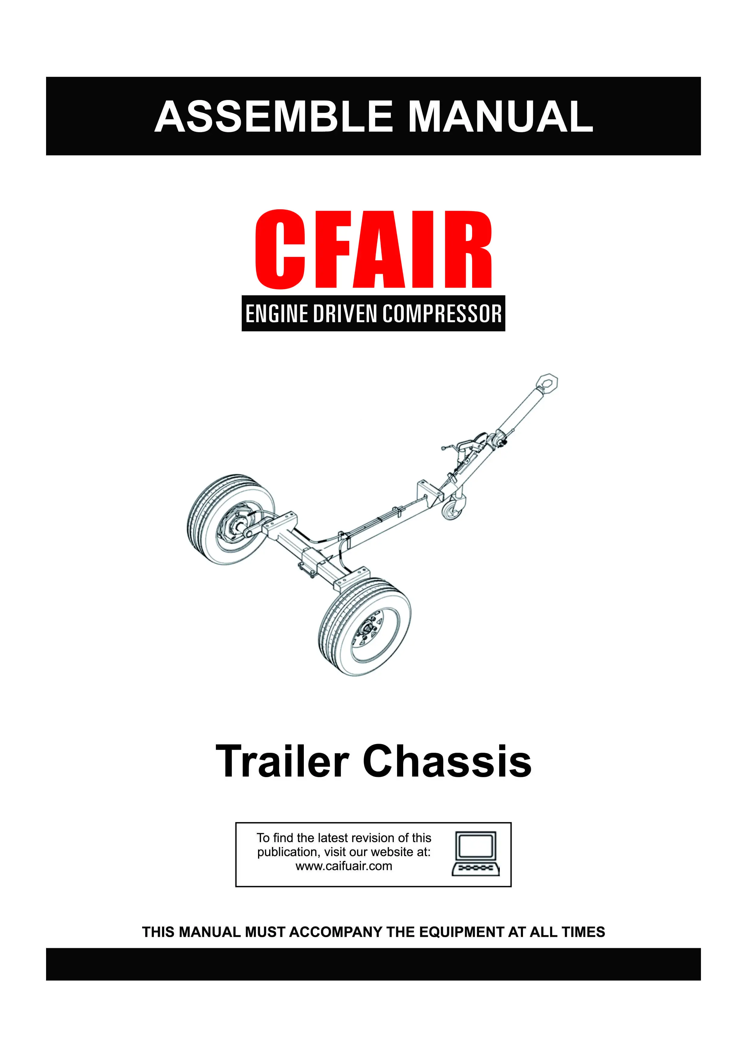 TRAILER CHASSIS ASSEMBLE MANUAL