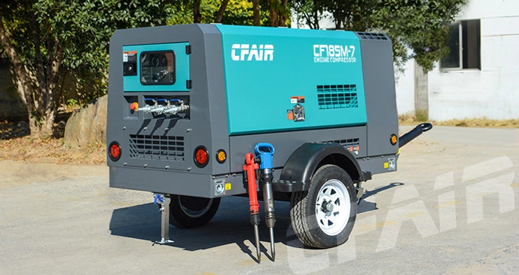 CFAIR CF185MI-7 Building Construction Diesel Screw Air Compressor