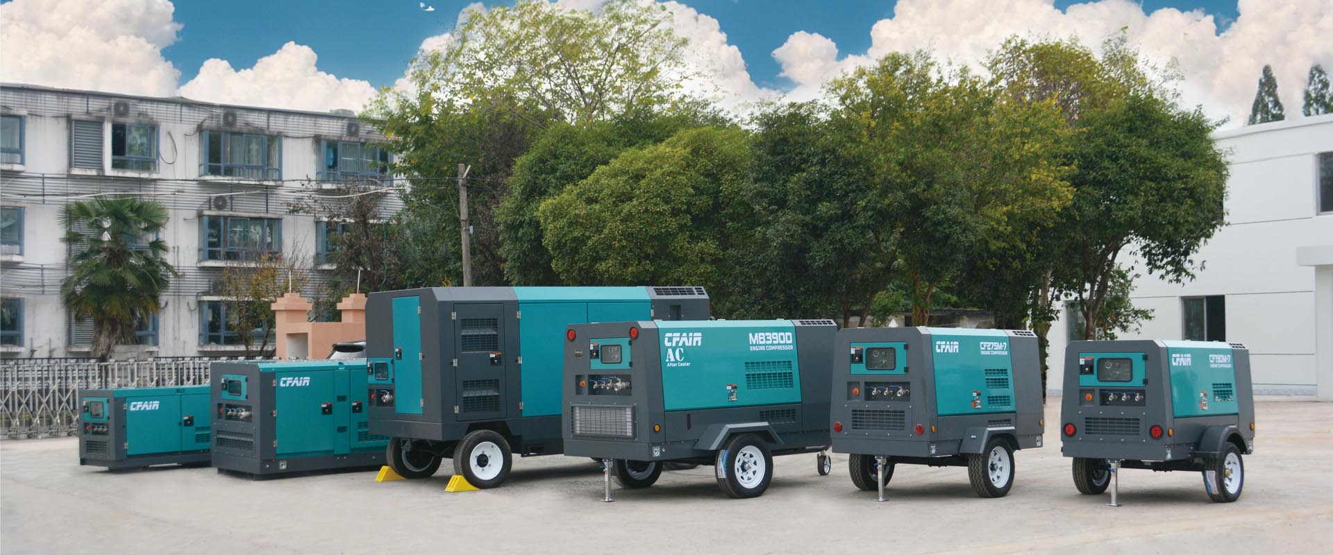  CFAIR's Comprehensive Capability offers a Full Range of Diesel Compressors