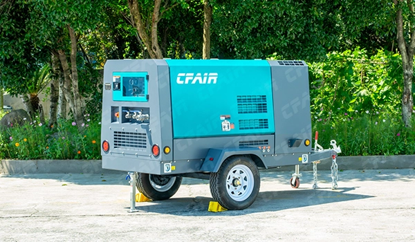 CFAIR high quality the cost-effective 265CFM @101.5PSI diesel air compressor