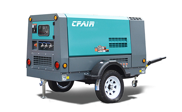 210cfm Portable Diesel Air Compressor