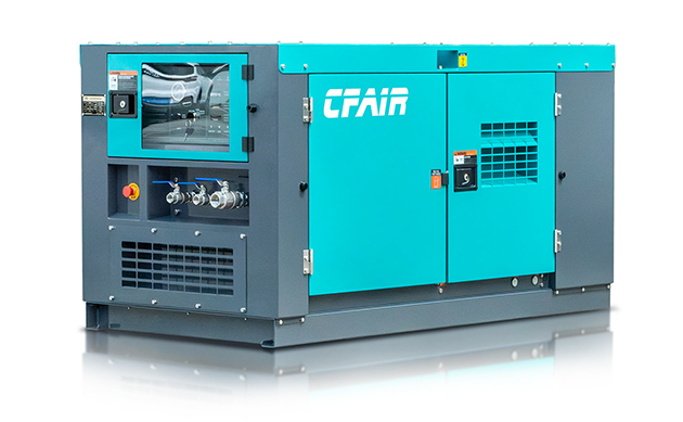 210cfm Box Type Diesel Air Compressor