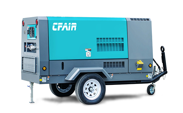 300 CFM Portable Diesel Air Compressor With After Cooler