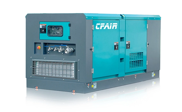 400cfm Box Type Diesel Air Compressor With After Cooler