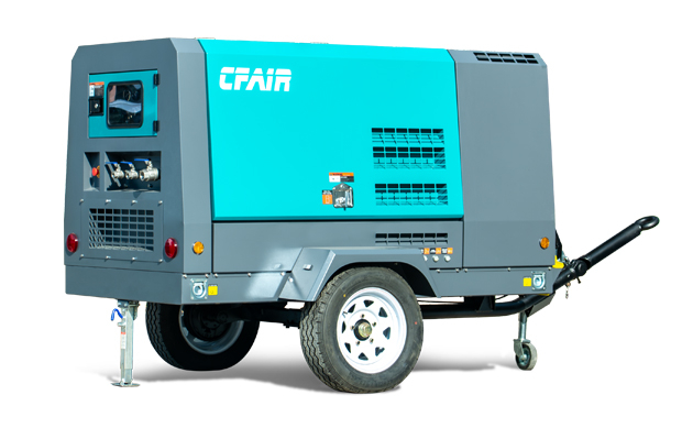 350cfm-12 High Pressure Portable Diesel Air Compressor