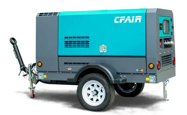 220cfm Portable Diesel Air Compressor