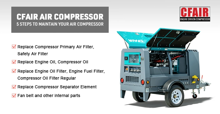 5 Steps to CFAIR Air Compressor Maintenance